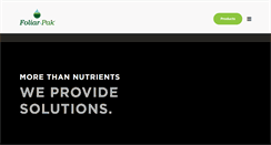 Desktop Screenshot of foliarpak.com